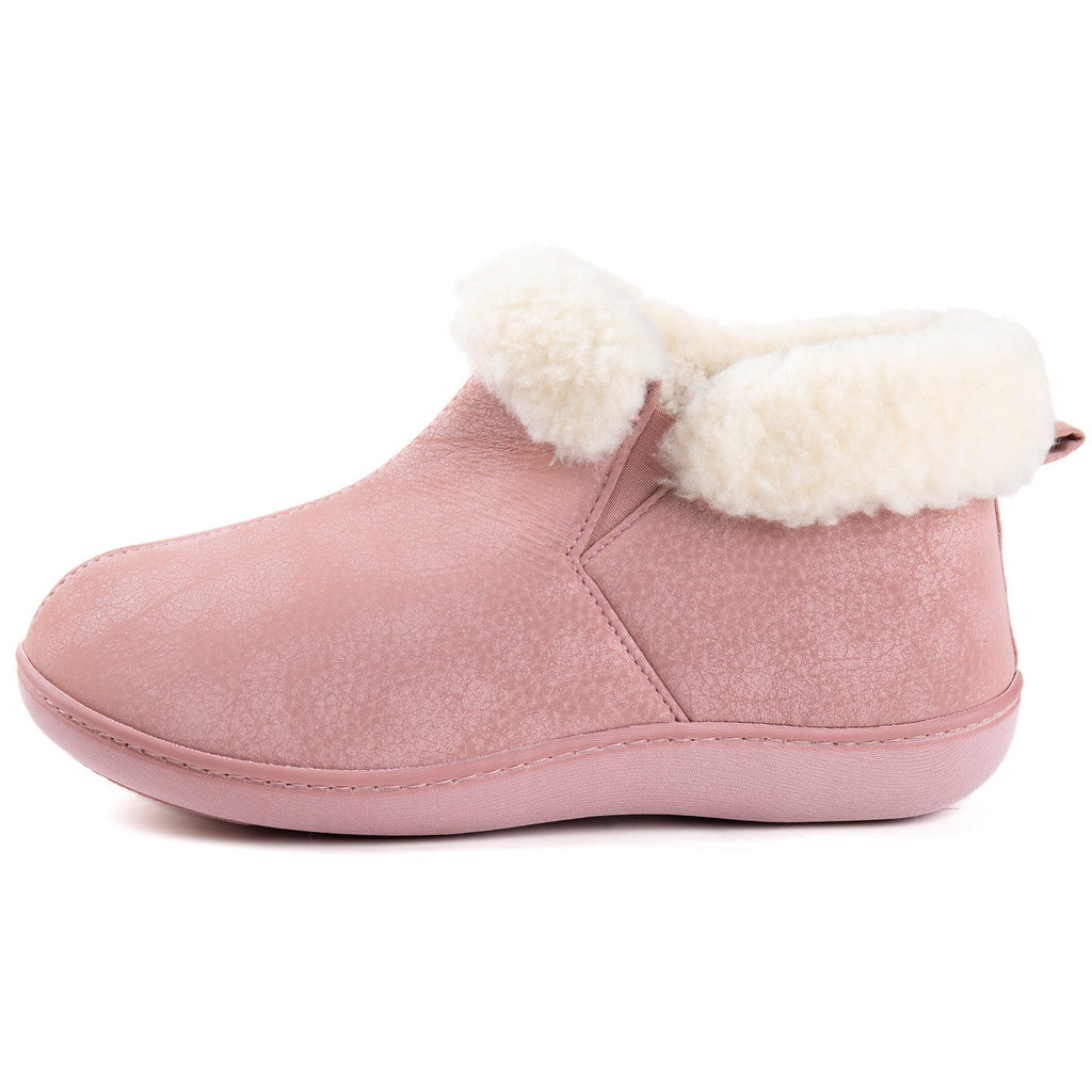 Chaussons bottines en similicuir Sierra RockDove pour femme