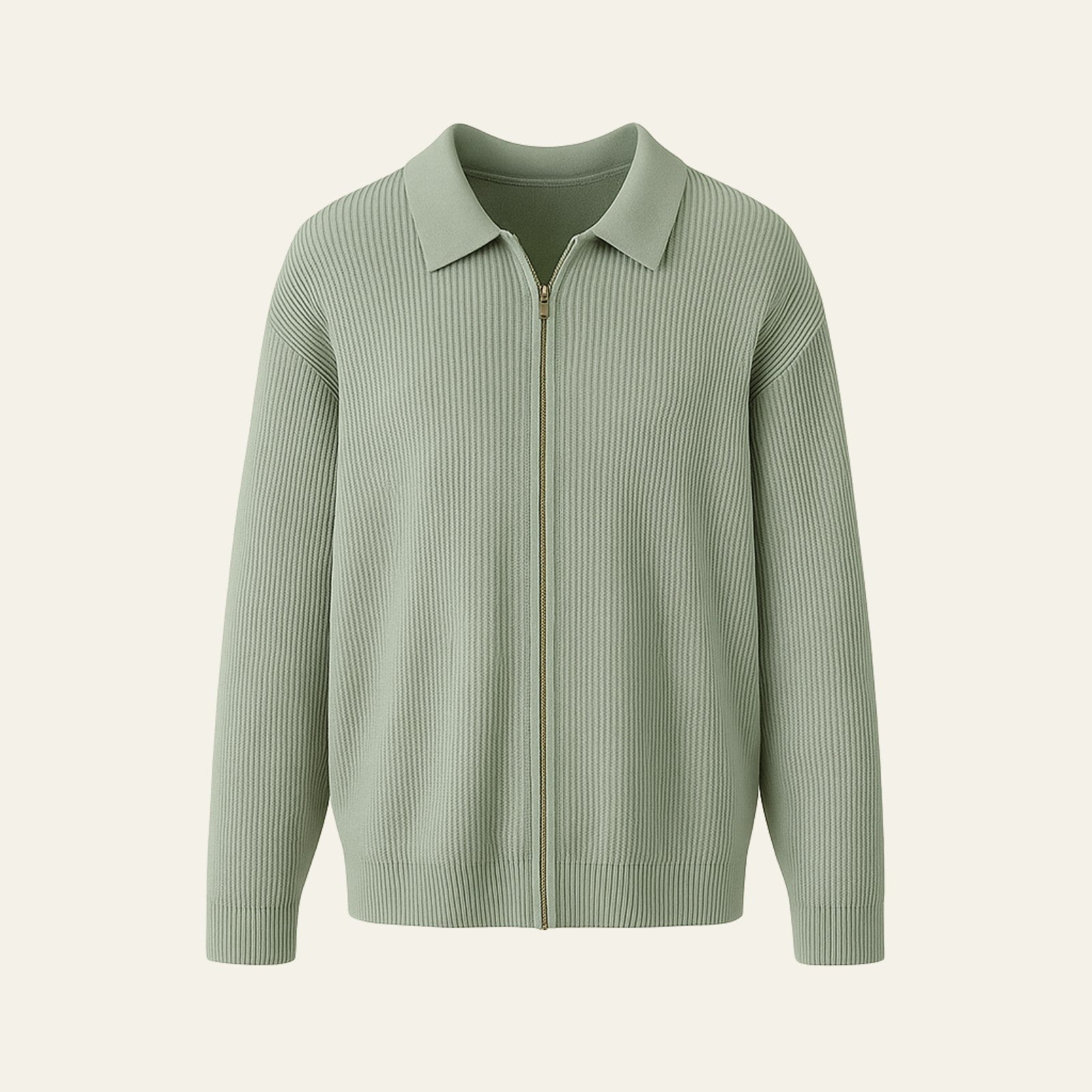 Le pull sans manches à col roulé Oxford
