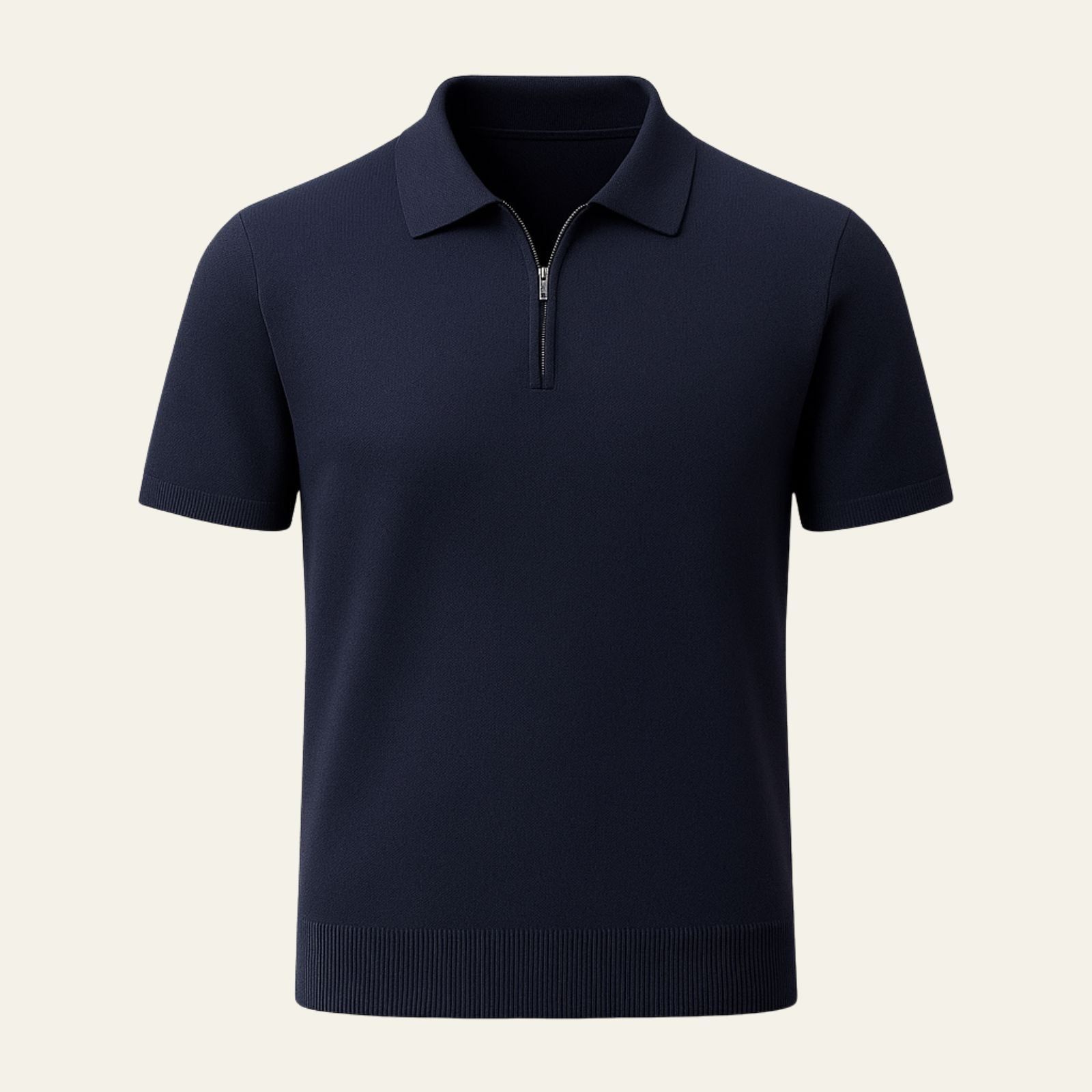 Le polo en maille zippé Marbella