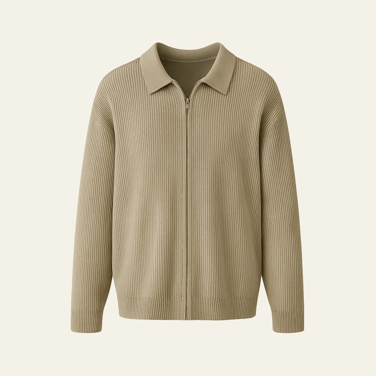 Le pull sans manches à col roulé Oxford