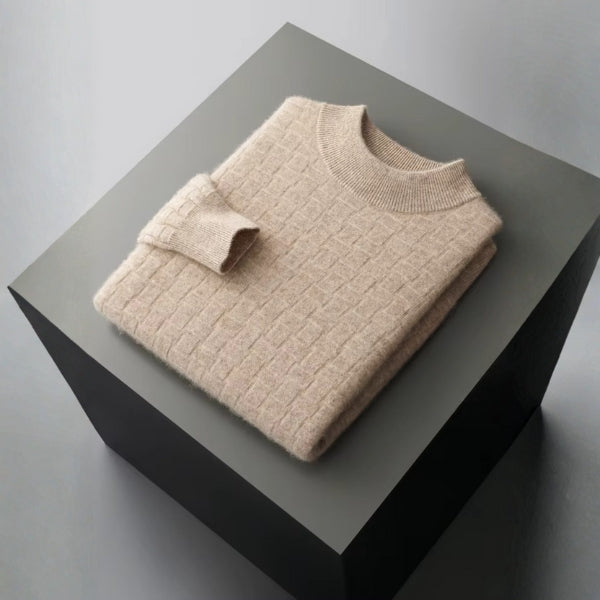 Le pull Oslo en laine mérinos à col montant