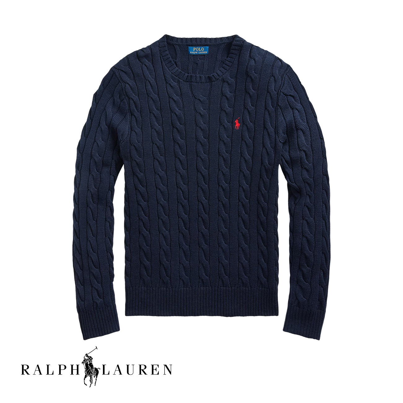 Pull en maille torsadée RL VIP