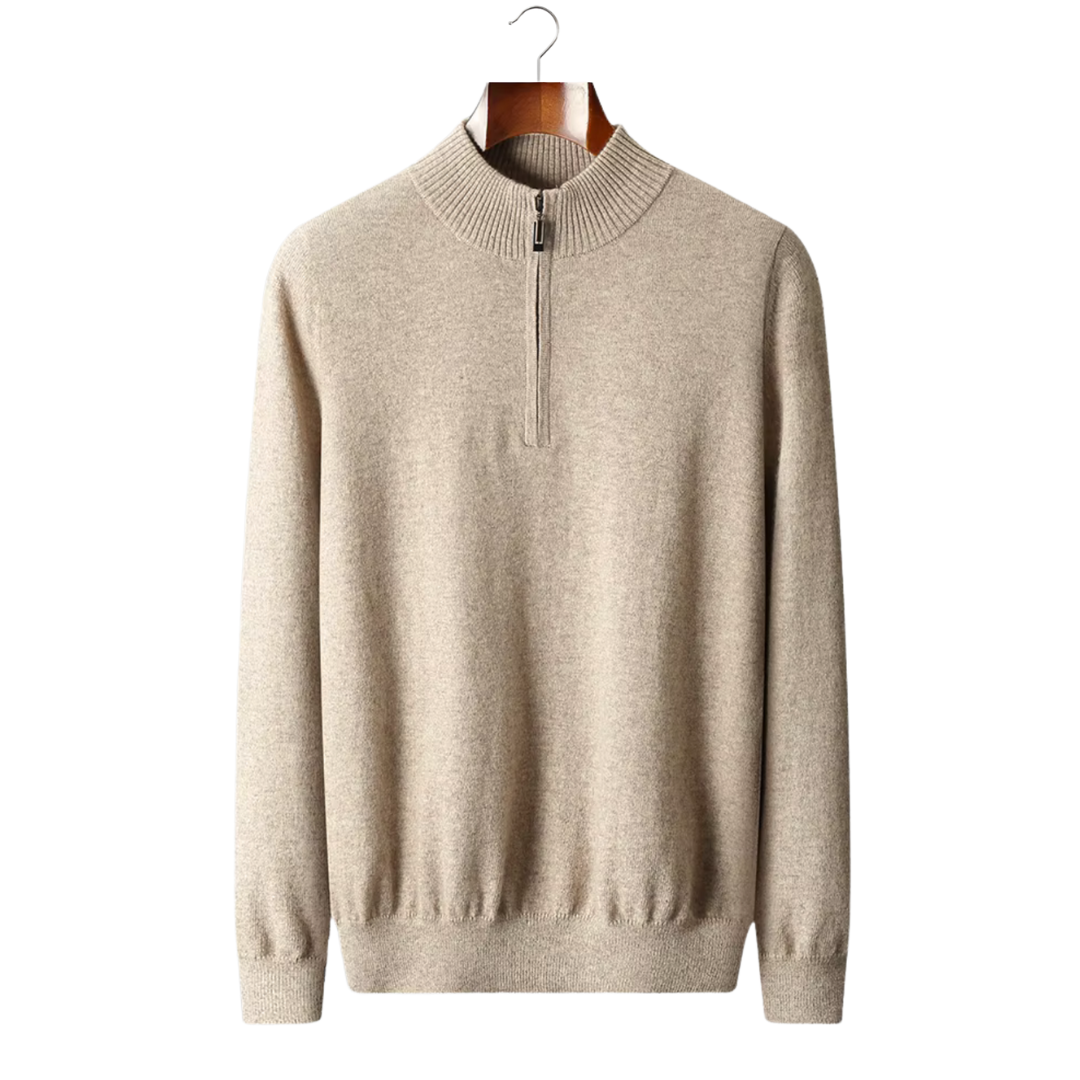 PULL SEMI-FERMETURE ÉCLAIR NOBA EN LAINE