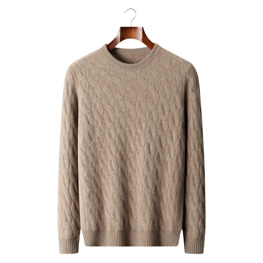 PULL RAS-DU-COU EN MAILLE CÂBLÉE NOBA