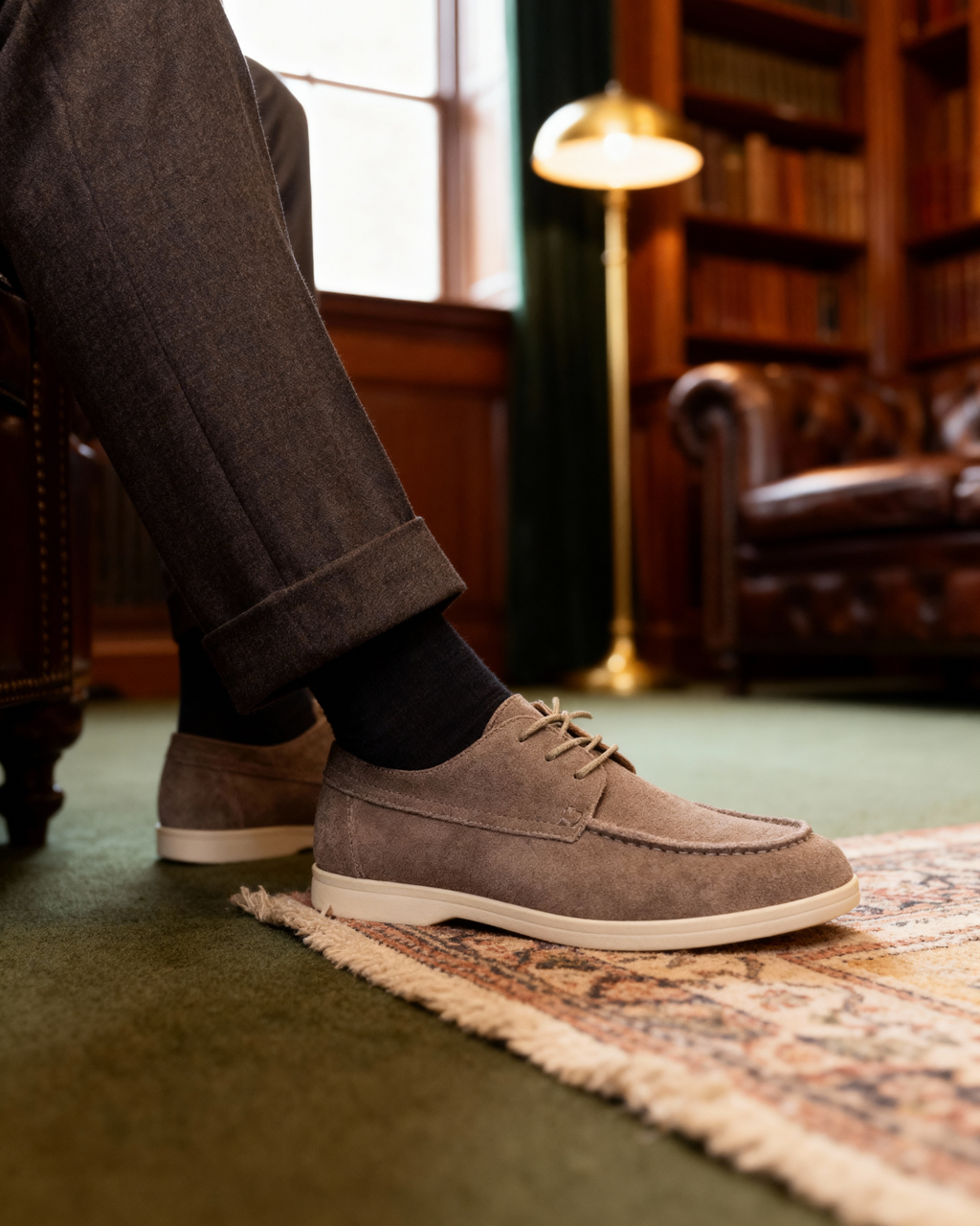 Premium Suede Lace Shoes