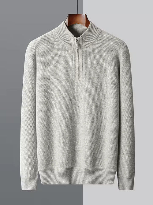 SURVÊTEMENT ZIPPÉ 100 % LAINE MÉRINOS