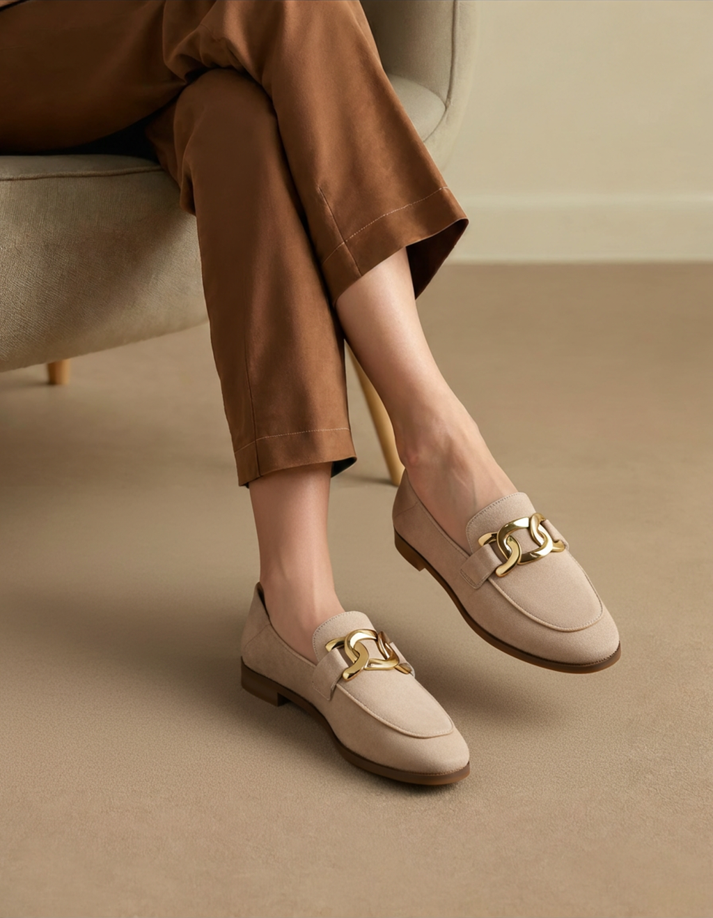 Mocassins Duchess en daim VIP