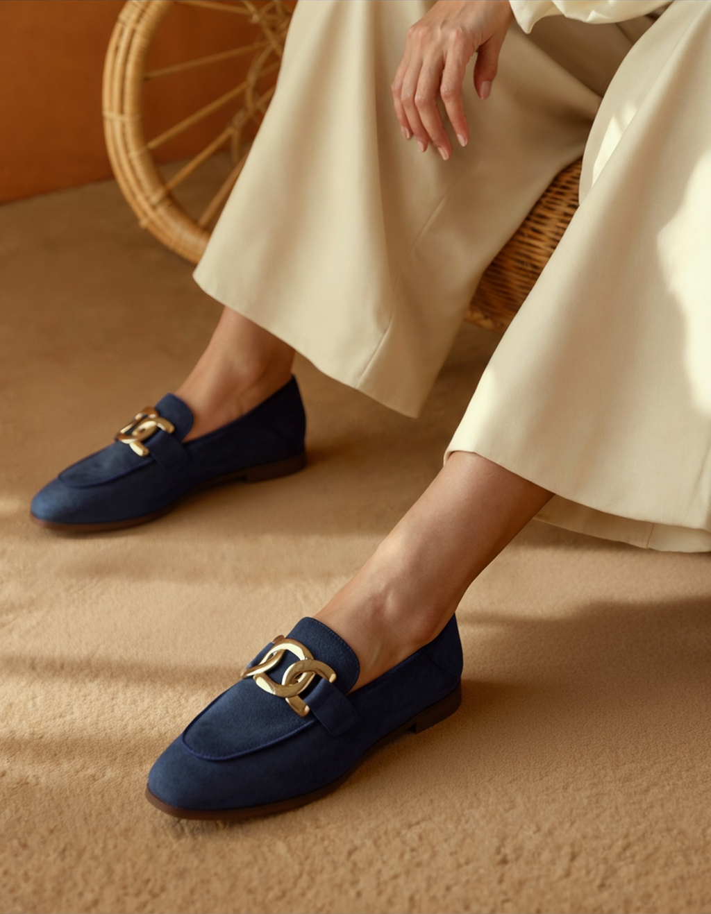 Mocassins Duchess en daim VIP